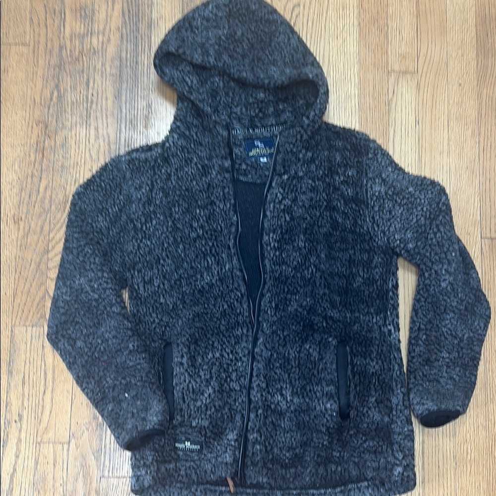 Simply Southern gray fleece hoodie, size small